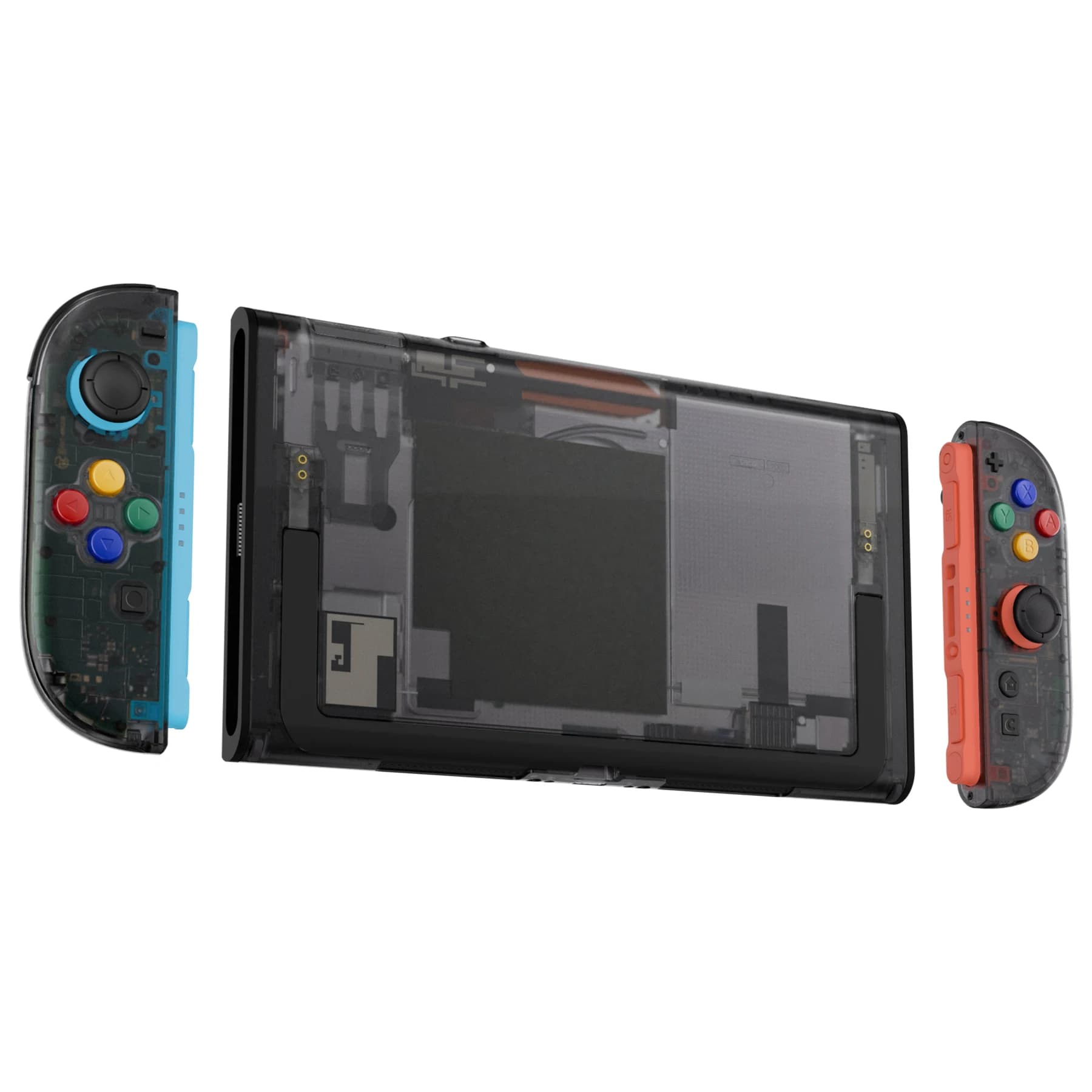 eXtremeRate Pulsanti Shell di ricambio fai-da-te per Nintendo Switch 2, set completo di alloggiamenti con pulsanti per Joycon 2 - Versione Essence