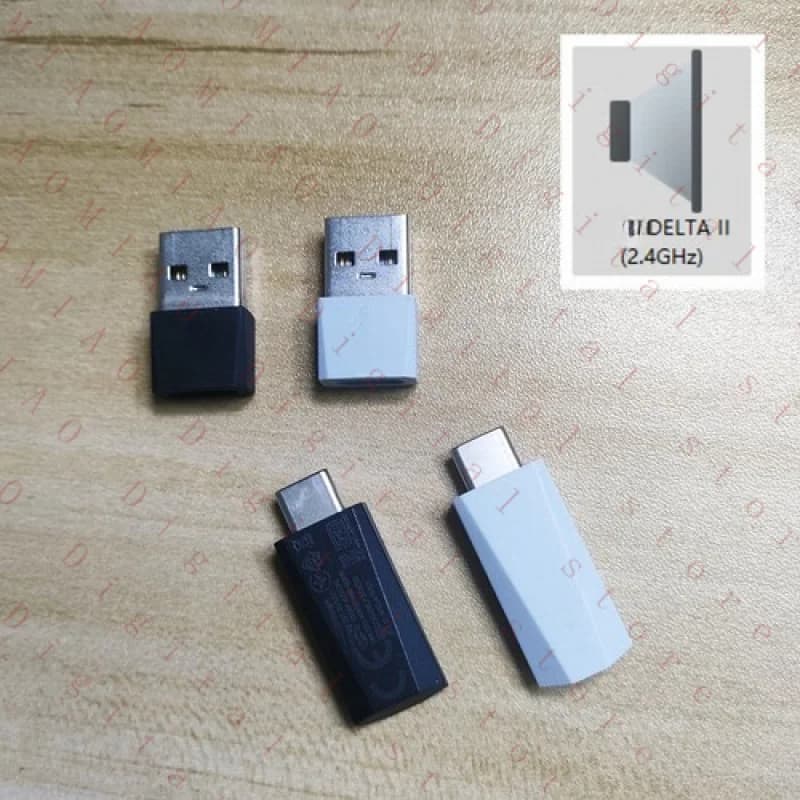 USB RY 2.4G USB dongle receiver adapter for ASUS ROG DELTA II wireless gaming headphones