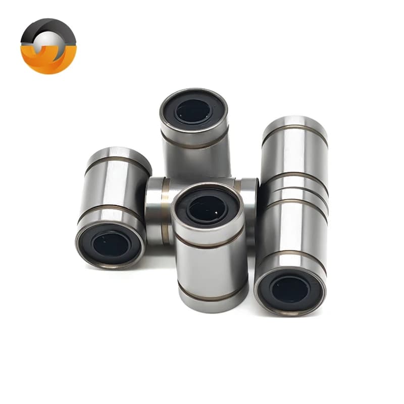 4PCS LM4UU 4X8X12 mm CNC Printer Parts 3D Linear Ball Bearing Rod Rail Linear Tree Bearings