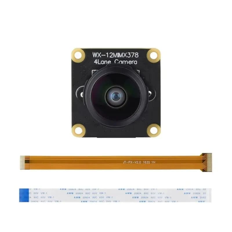 IMX378-190 12.3MP Camera Fisheye 190 Degree FOV Ultra Wide Angle Lens Module For Raspberry Pi 5 Zero