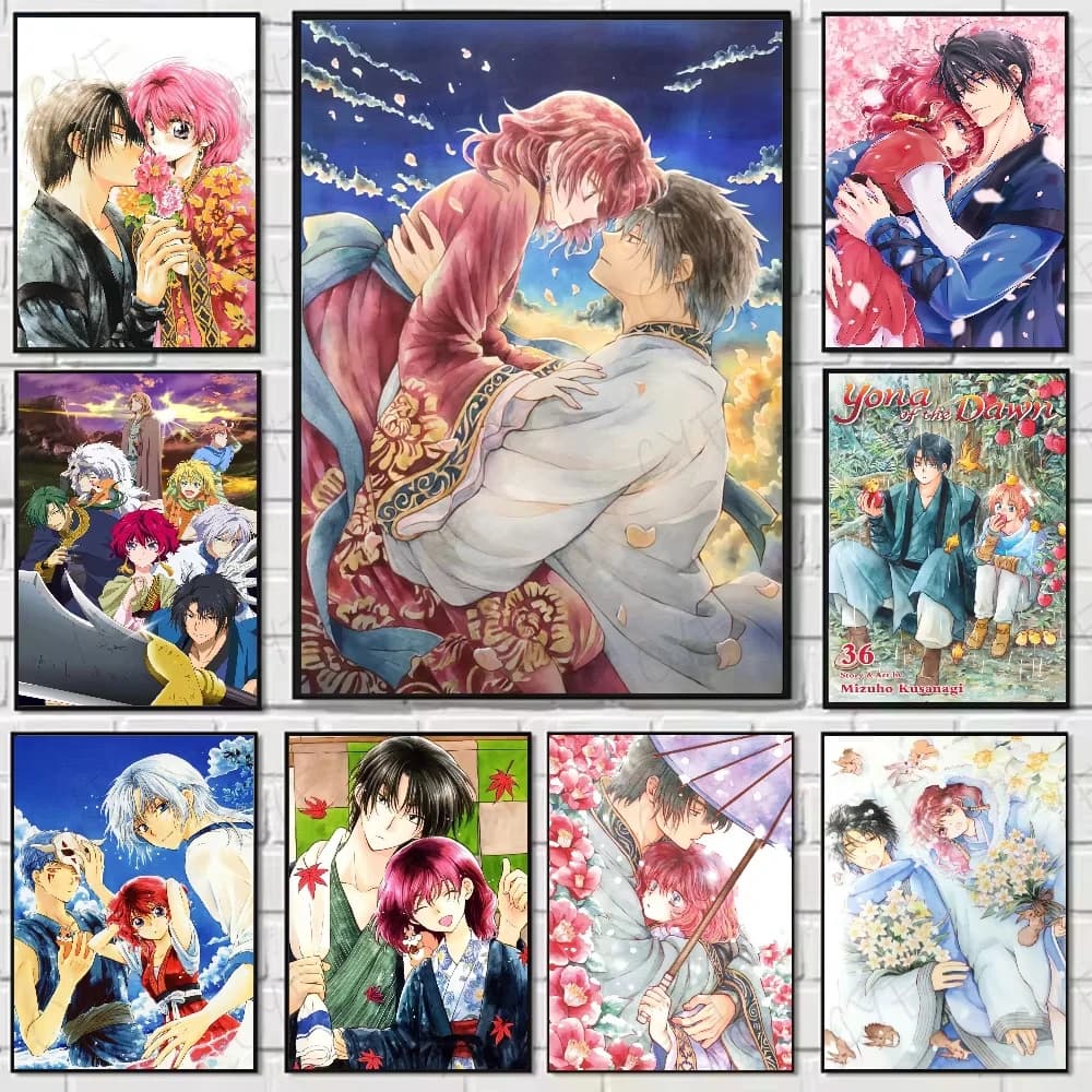 Pittura diamante Anime Yona dell'alba Decorazione da parete Decorazioni per la casa Parete
