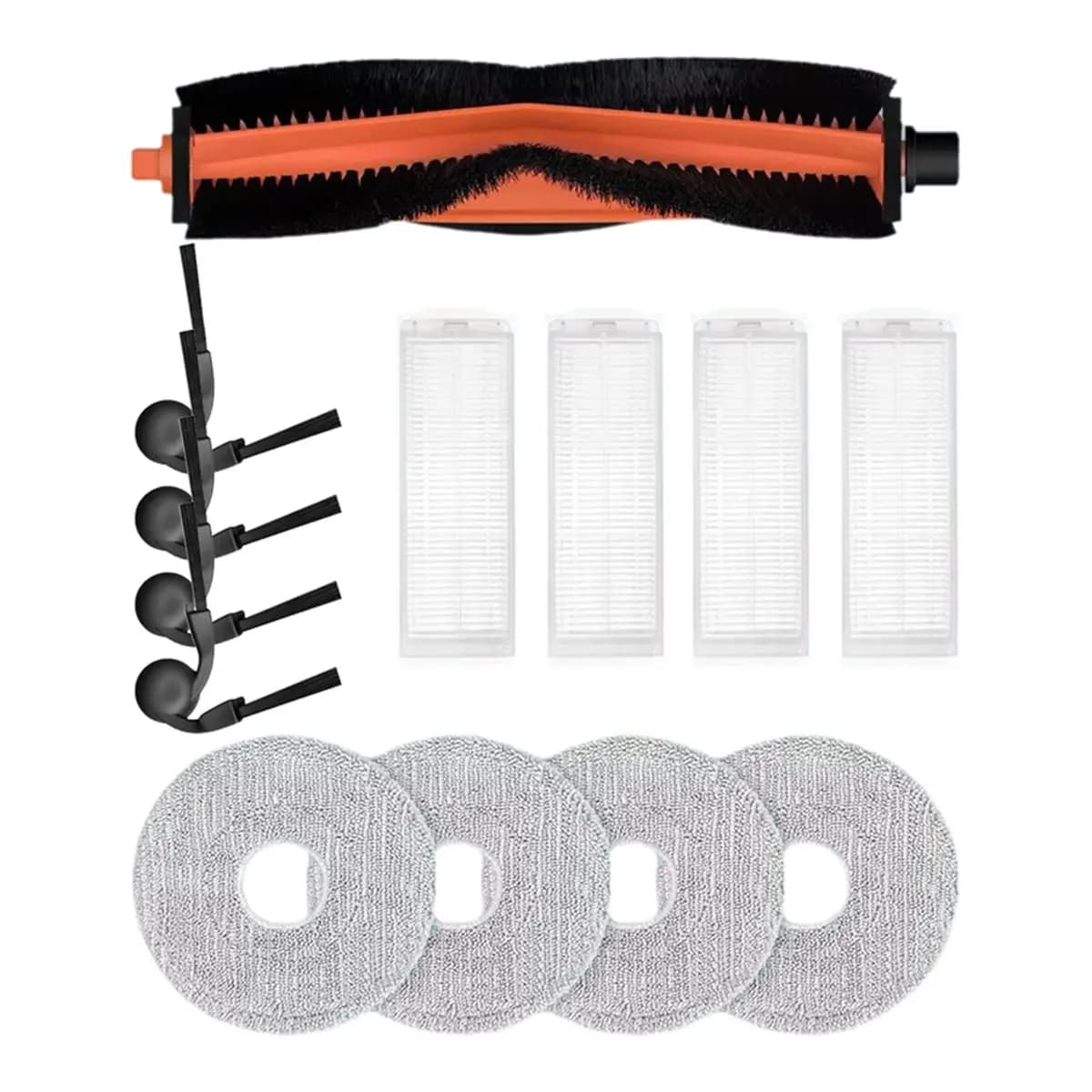 A59E Ricambi e Accessori per Robot Aspirapolvere S40 Pro / OV71GL: Spazzola Principale, Spazzole Laterali, Filtro HEPA, Panno per la Pulizia