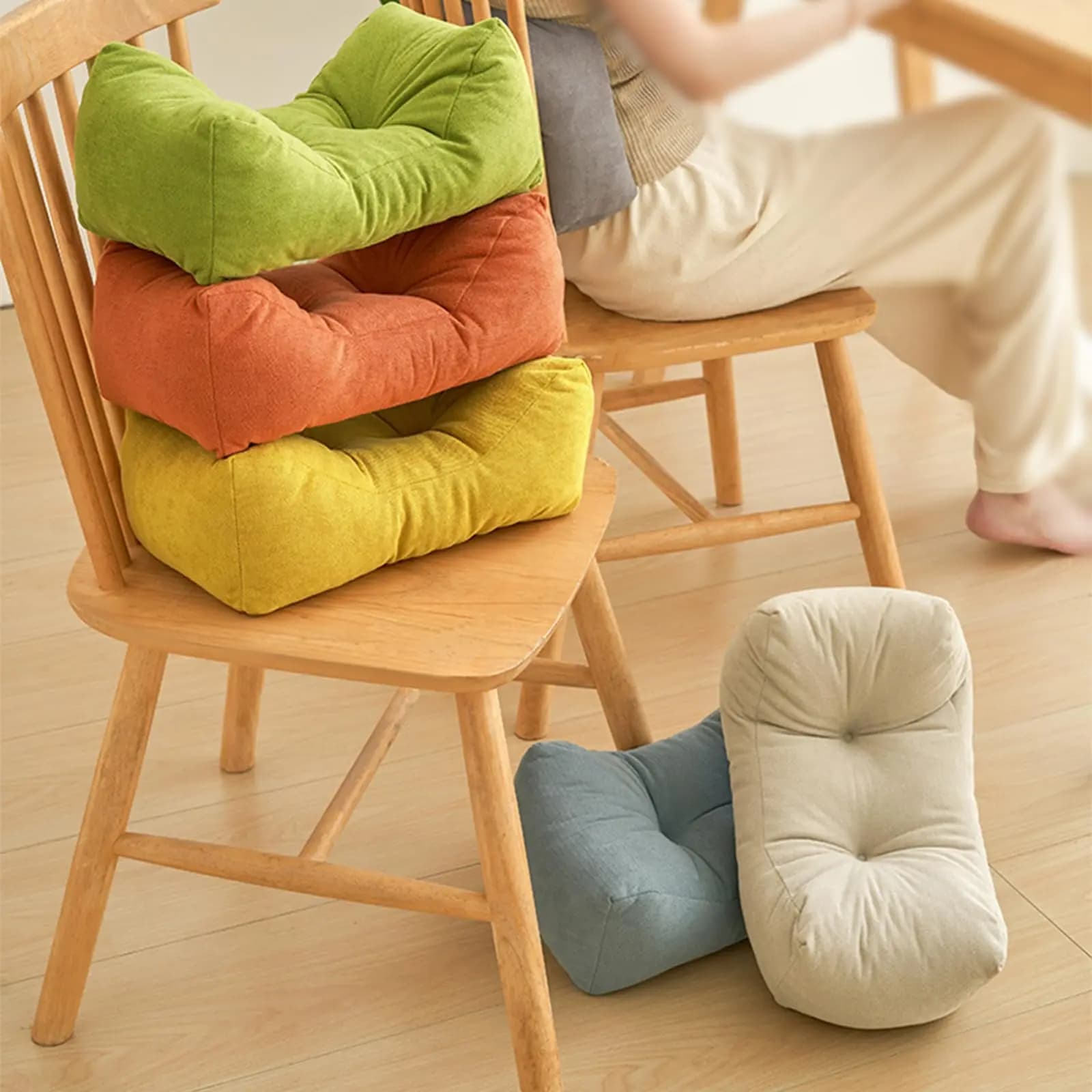 Cuscino di supporto lombare Cuscini per la schiena Cuscino ergonomico per il pisolino lombare Cuscino di supporto per la schiena per sedersi Comodo cuscino del sedile