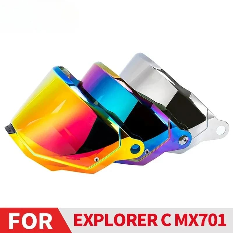 Per LS2 MX701 EXPLORER C Motocross Staccabile Rally Off-road Casco Moto Visiere di Ricambio Originali Lente di Scudo Extra