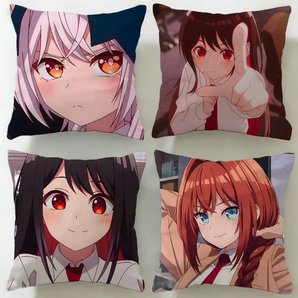 Fodera per cuscino anime Tune In to the Midnight Heart, morbida e facile da lavare – versatile per divano, letto, viaggi e ufficio