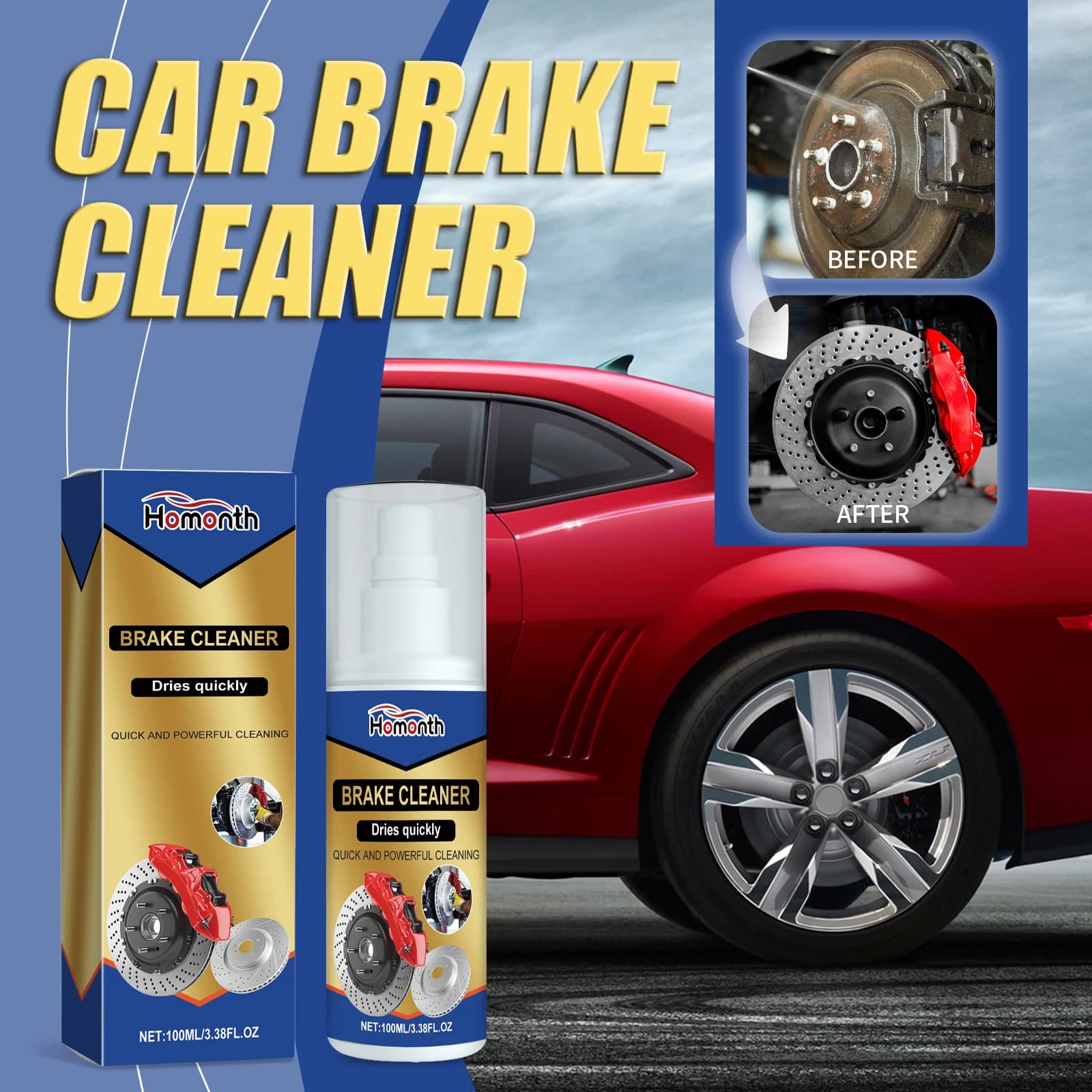 Automotive Brake Detergent The rust removes extend braking system life Efficient cleaning Degreasing polishing Detergent maintenance