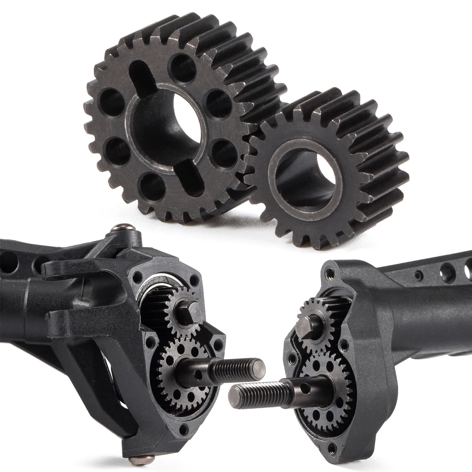 Set di ingranaggi per portale 20/28T in acciaio trattato termicamente per Vanquish F10 Portal Axle Phoenix VRD LCG Chassis VS4-10 Pro Ultra Currie F9