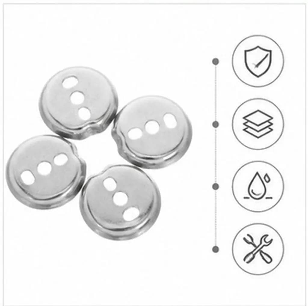 4Pcs Towel Bar Replacement Accessories Enhanced Stability Mounting Hardware for Bath Towel Racks Toilet Roll Holders Bathroom