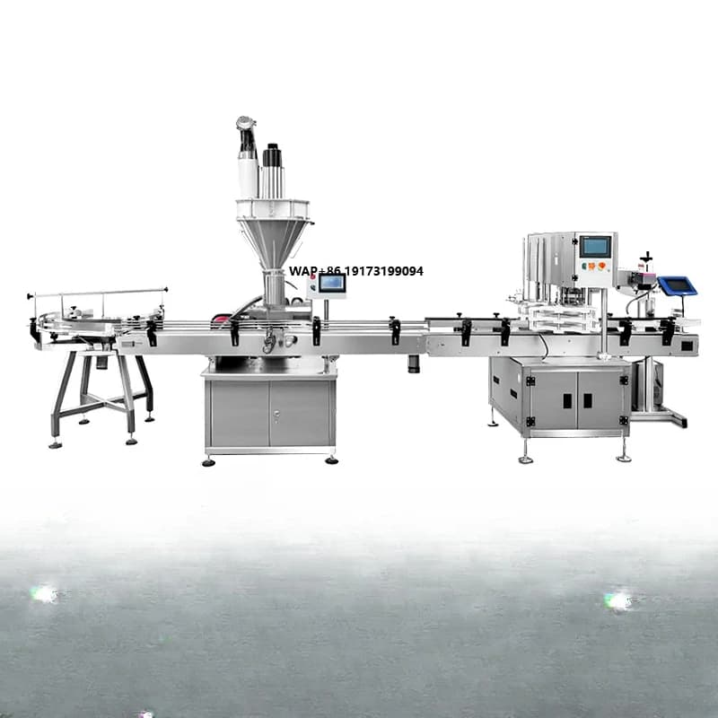 Machines for Dosage, Filling and Packing of Milk in Powder, Serum Protein, Candle Coffee, Production Line for Canning