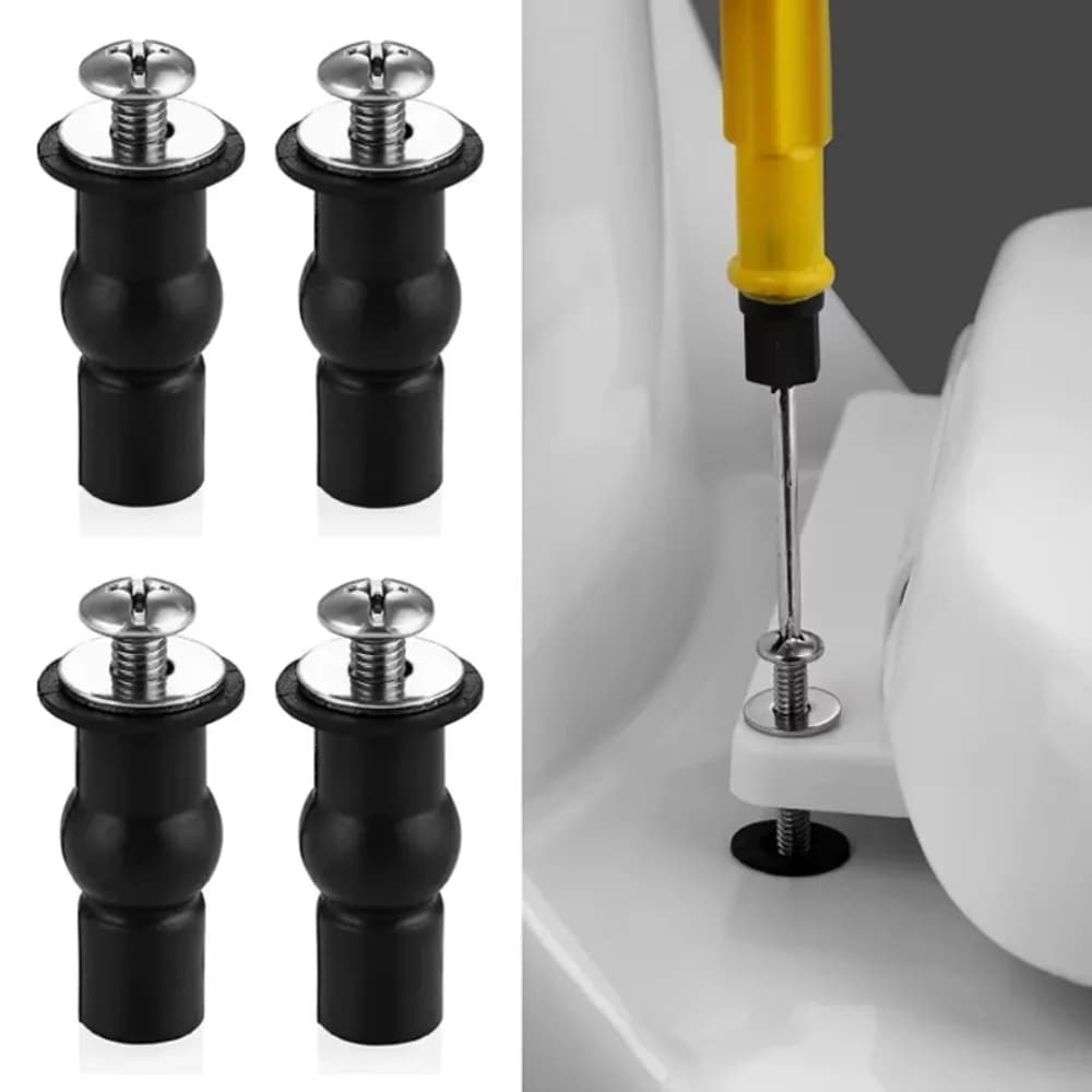 2 pcs Screw Expansion Seat WC Top Fix Seat Hinge Hole Buckle Screwdriver Back to Wall Copriwater Accessories