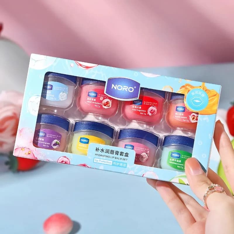 Set of 4-8-piece moisturizing lip masks - offers long-lasting hydration and care for lips, suitable for dry lips and easy to apply