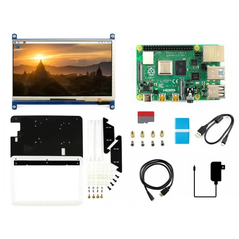 Kit display Raspberry Pi 4 model B, with 7 inch capacitive LCD touch