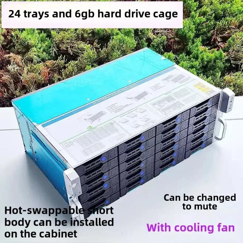 90% nuove slot per dischi da 12-24, gabbia per dischi rigidi da 3,5 pollici, 6-12 GB, telaio NAS sostituibile a caldo Synology
