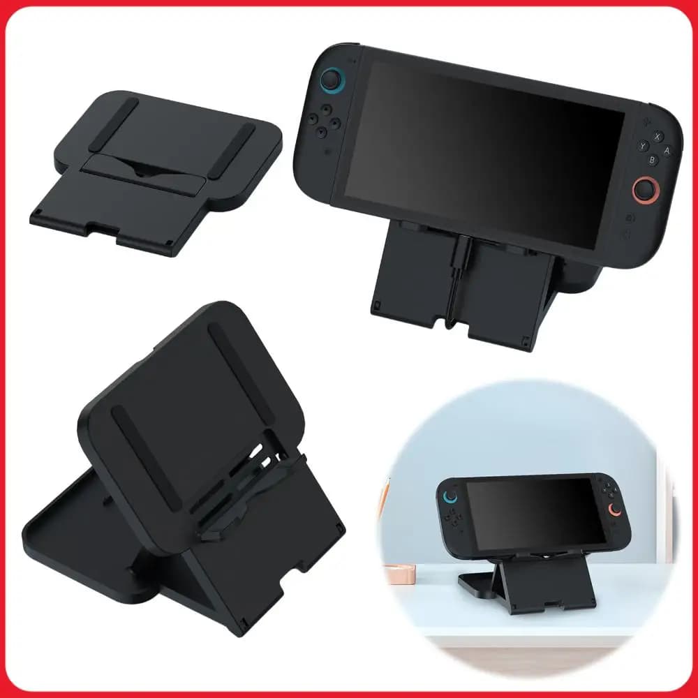 For NS 2 Multi-Angle Bracket Wear Resist Game Console Display Rack Foldable Stand Bracket for Mobile Phone/Tablet Holder