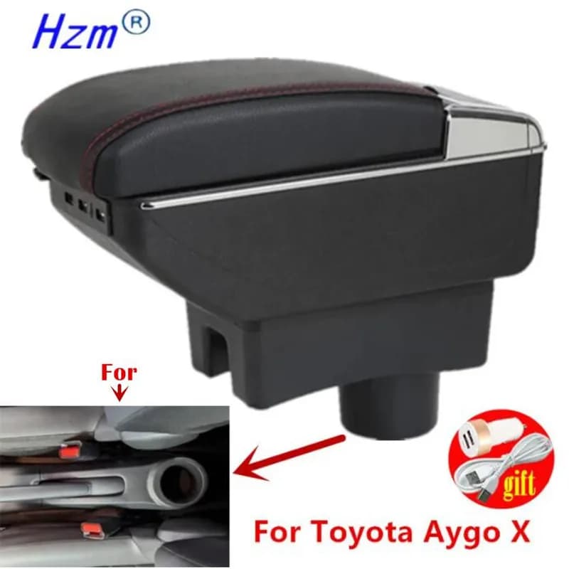 For Toyota Aygo X Armrest box For Toyota Aygo X car armrest box Storage box Interior Dedicated Retrofit parts Car Accessories