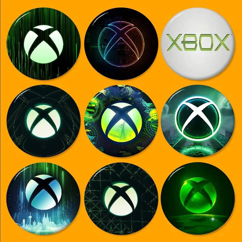 Spilla Anime alla Moda X-XboxS, Badge Cartoon Carino per Giacca e Jeans, Accessorio Regalo