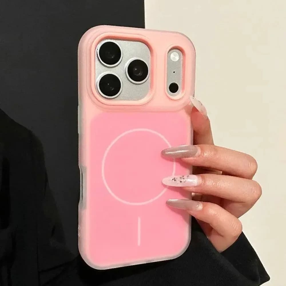 Custodia Morbida in Silicone Jelly Candy Color per iPhone 17 ProMax con Protezione Lente, Compatibile con MagSafe per iPhone 11 12 13 14 15 16 Pro Max