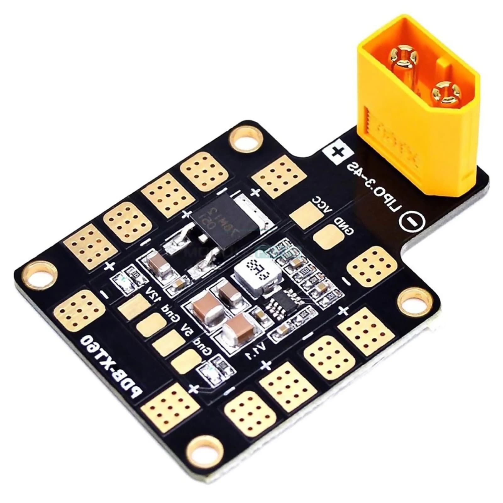 PDB XT60 con doppio BEC 5V e 12V, scheda di distribuzione alimentazione in rame da 2 oz per elicotteri RC, FPV, quadricotteri, multicotteri, ricambi RC