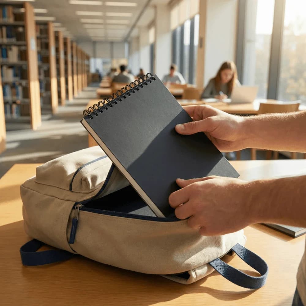 Portable Up Turning Loose-Leaf Sketchbook Taking Notes Diary Hand Ledger A4 A5 A6 8K 16K Journal Sketch Paper Book Office