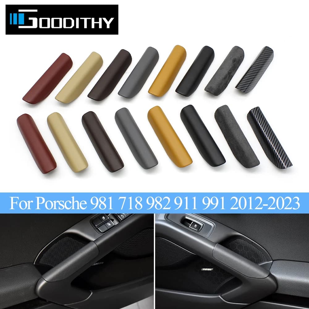 Copertura Maniglia Interna Porta Anteriore Sinistra Destra per Porsche Cayman Boxster 981 718 982 911 991 2012-2023
