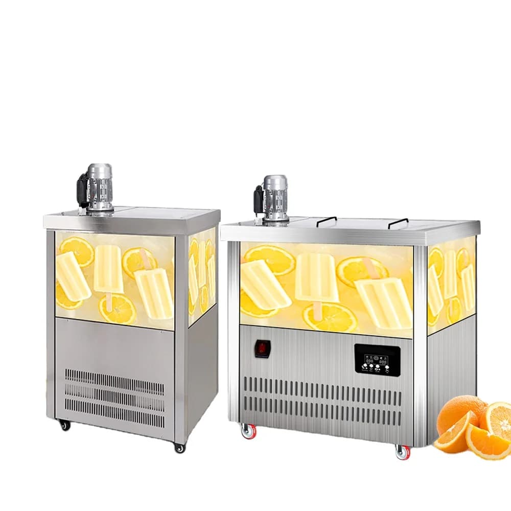 Macchina automatica per fare ghiaccioli di frutta con approvazione CE 110V 220V Macchina per ghiaccioli Macchina per bastoncini di gelato con 40 stampi