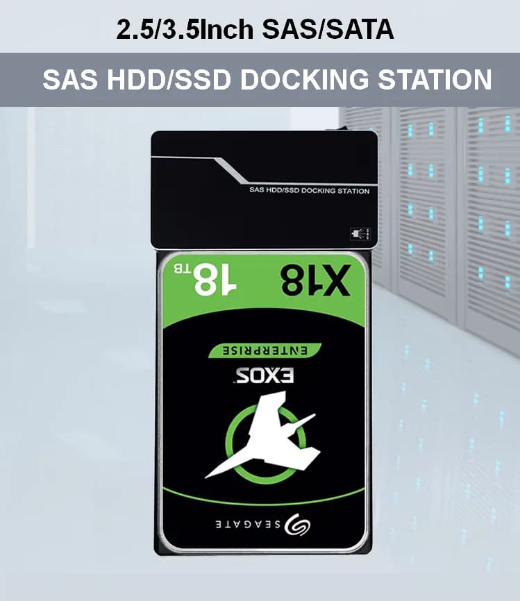 SAS HDD SSD a USB Docking Station SAS HDD Enlcosure