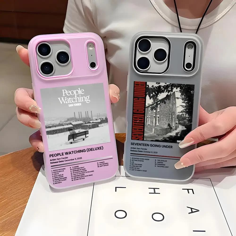 Jelly TPU Protective Case for iPhone 17 16 15 14 13 12 11 Pro Max Plus Mini Slim - Sam F-Fender Special Edition