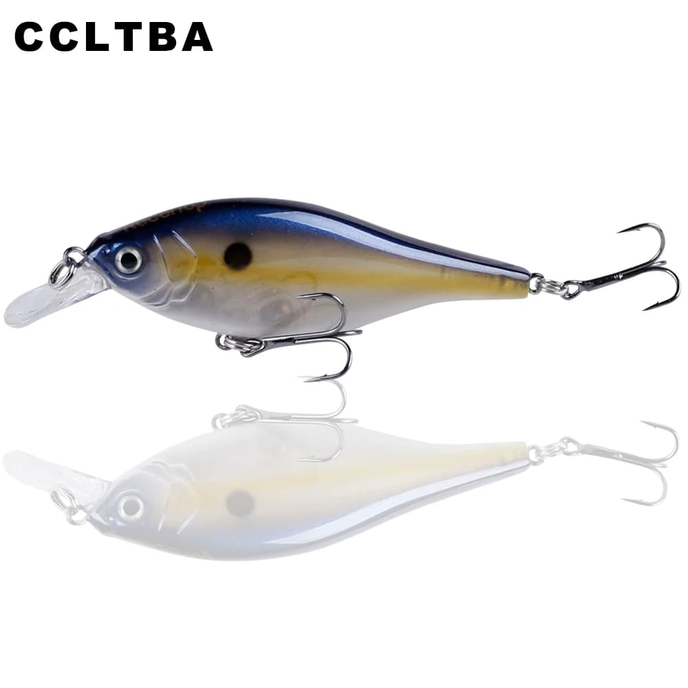 CCLTBA 8cm Hard Shad Fishing Lures Float Sink Hard Bait Minnow Wobble Crankbait Jerkbait esche d'acqua dolce per attrezzatura da pesca