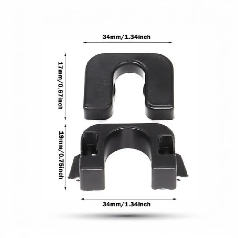 10Pcs Car Rear Parcel Shelf Support Clip Trunk Cover Bracket Fastener Replacement Car Interior Luggage Partition Retainer Buckle