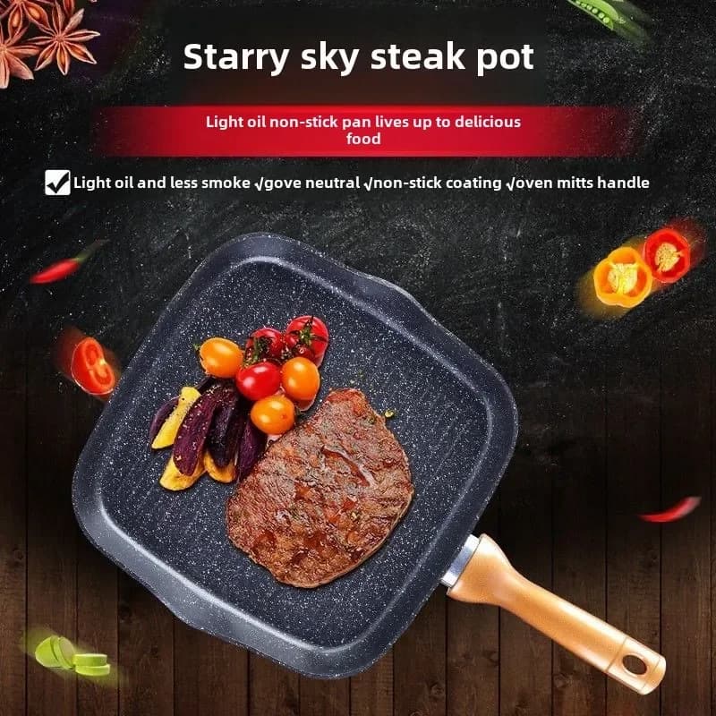 Anti-stick pan for domestic pancakes induction cooker universal non-stick pan