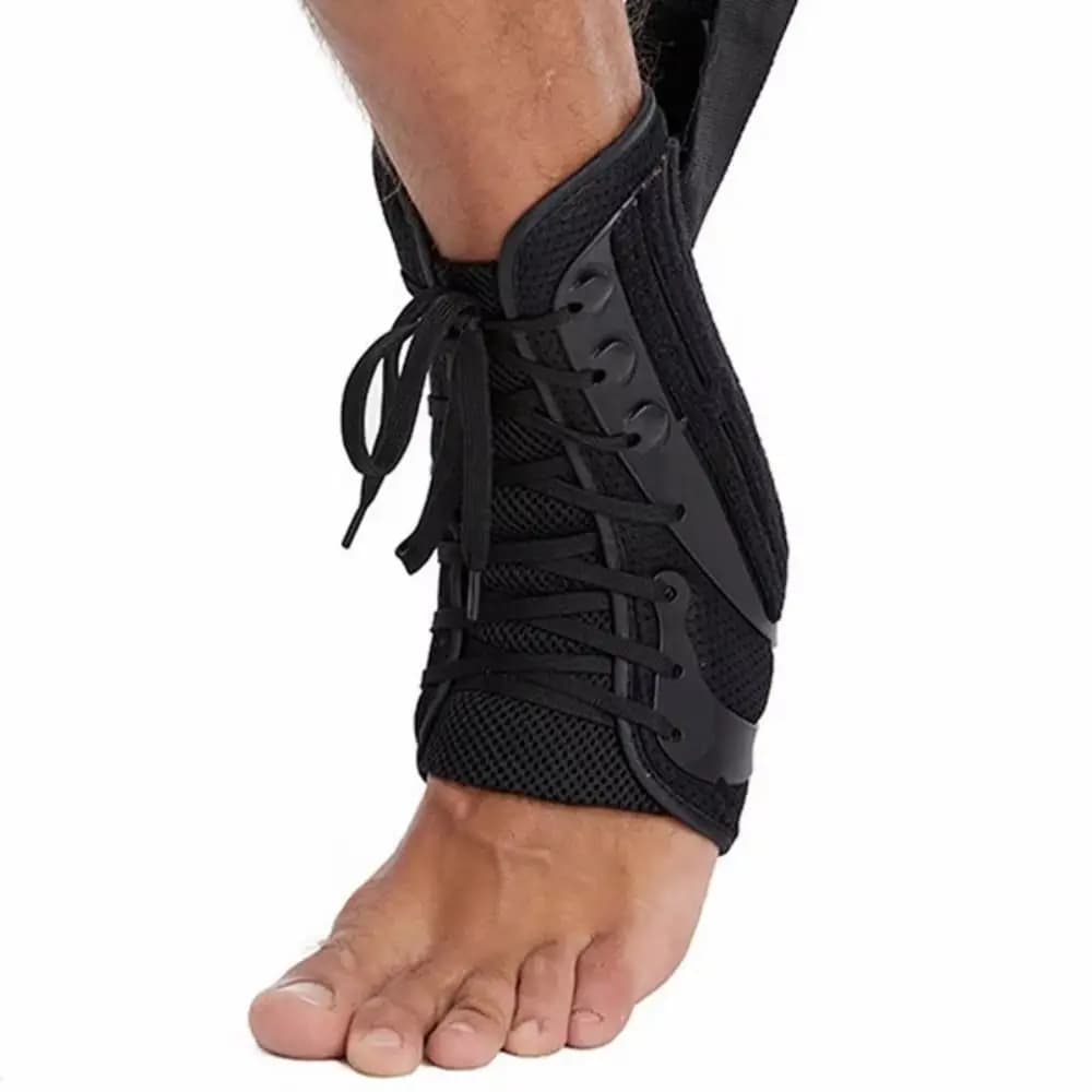 Supporto per caviglia sportivo pressurizzato Protezione per articolazioni Stabilizzatori laterali Supporto per caviglia Manicotto per piede regolabile