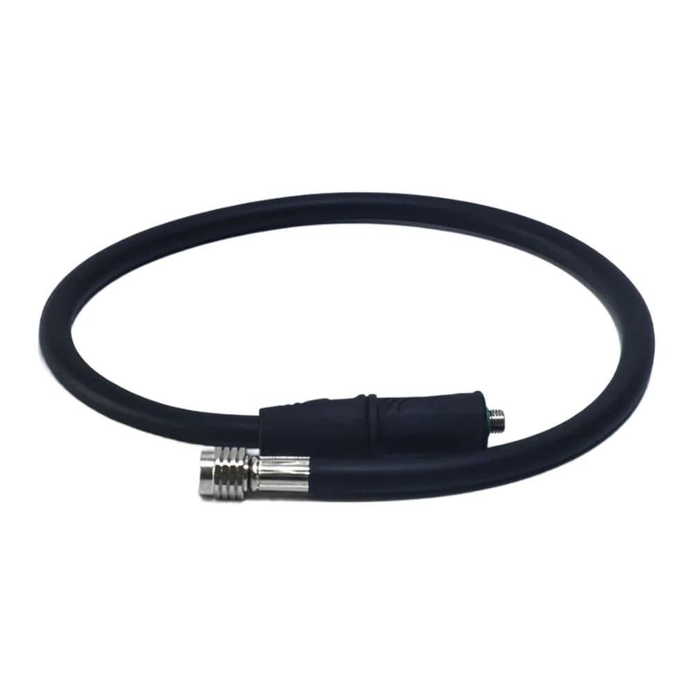 Tubo a media pressione per immersioni subacquee, tubo in gomma da 75-95 cm con raccordi in acciaio inossidabile per attrezzatura da snorkeling con regolatore