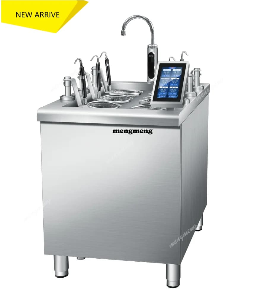 Macchina Automatica per Cucinare la Pasta 380V 12KW con 6 Pentole per Ristoranti e Catering