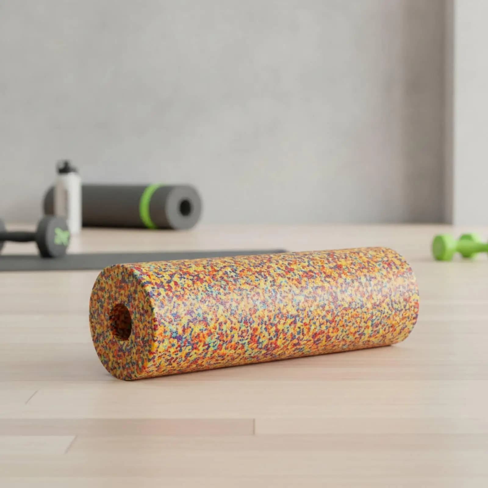 Fitness Foam Yoga Roller Lightweight Hollow Cylinder Massager for Home Gym Pilates Stretching