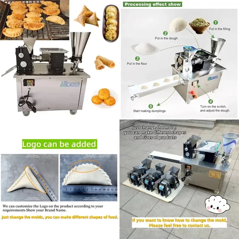 YWM Certificate 110/220V Business Ideas Grain Product Making Machines Core Component Motor Pasta & Empanadas Dough Maker