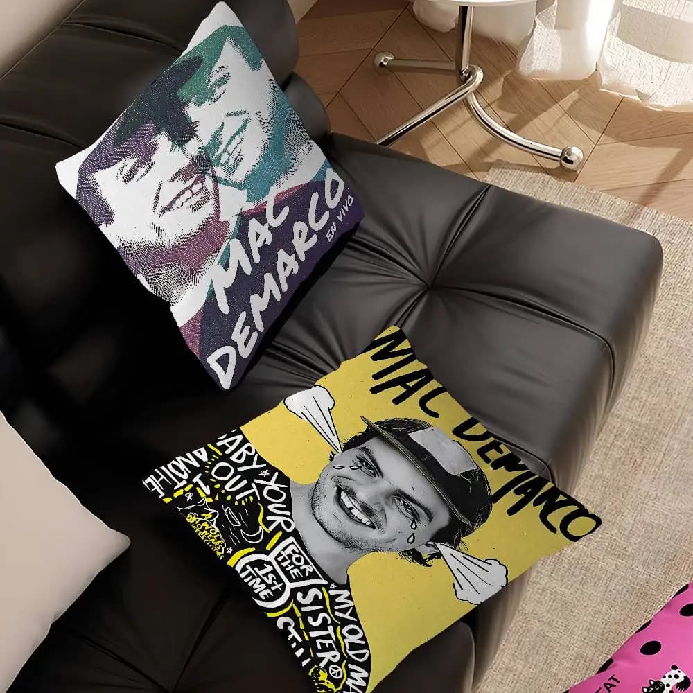 Rock Singer M-Mac D-Demarco Cushion Cover Decorative Pillow Sofa Home Decor Case Pillow Cases