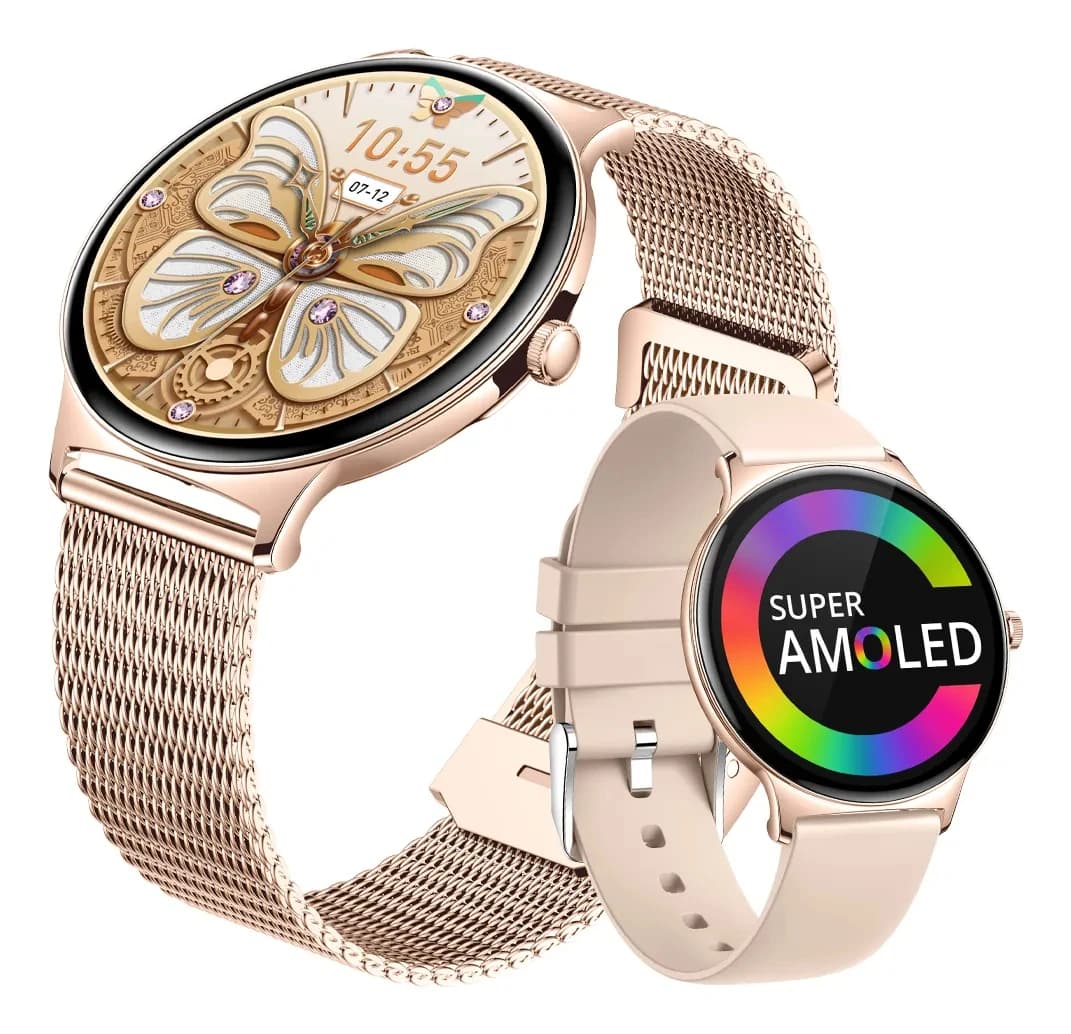 LIGE New Ultra Slim Women's Watch Smart 1.43 "AMOLED Women's Screen Mestrual Cycle Monitor Health Dial Personalized Sport Smartwatch Men's Sports