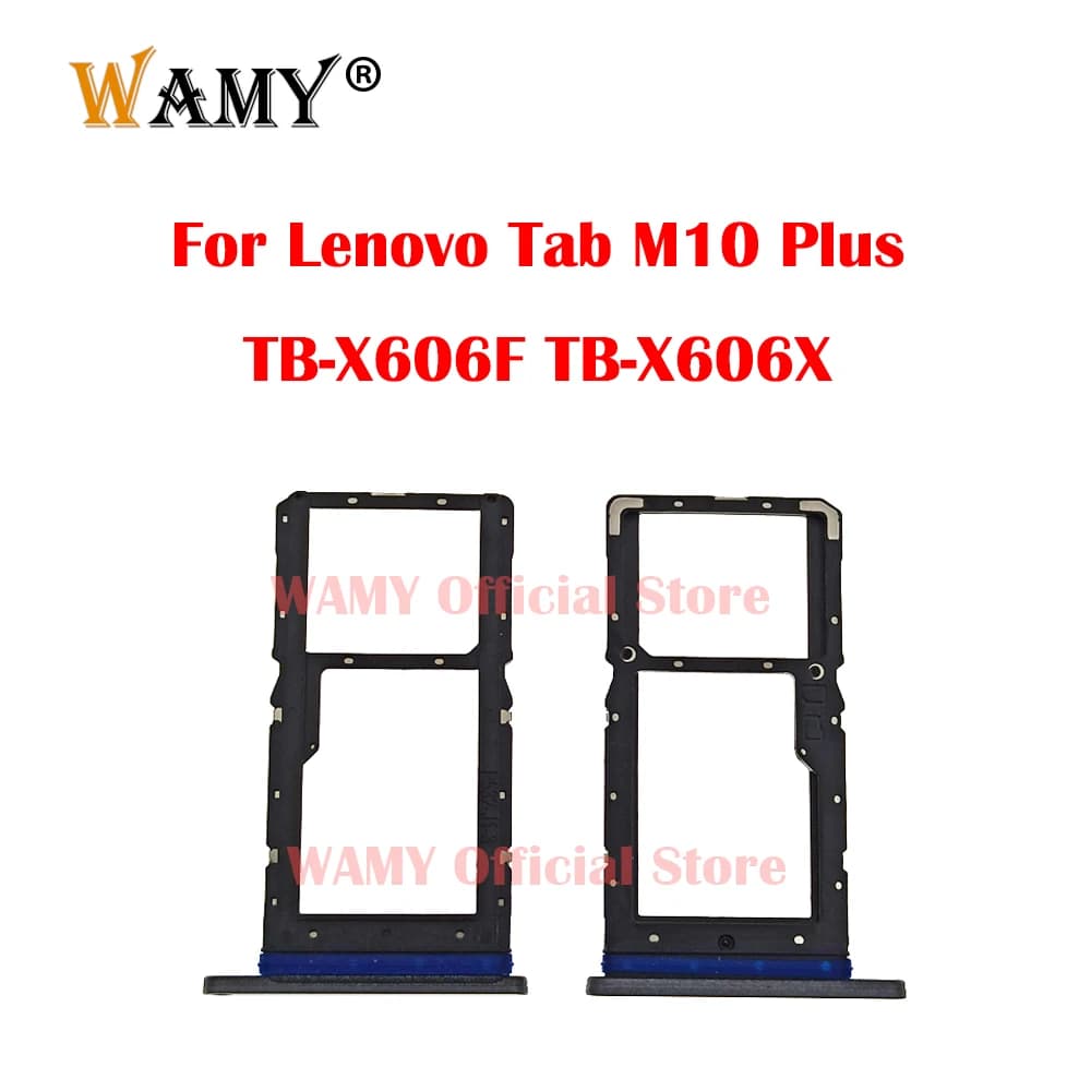 WAMY nuovo vassoio per SIM Card + supporto per presa per vassoio per scheda Micro SD per Lenovo Tab M10 Plus TB-X606F TB-X606X