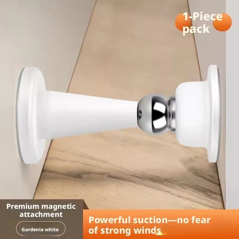 Fermaporta in silicone senza foratura, anti-collisione, con ventosa potente, protezione per parete per casa e camera da letto