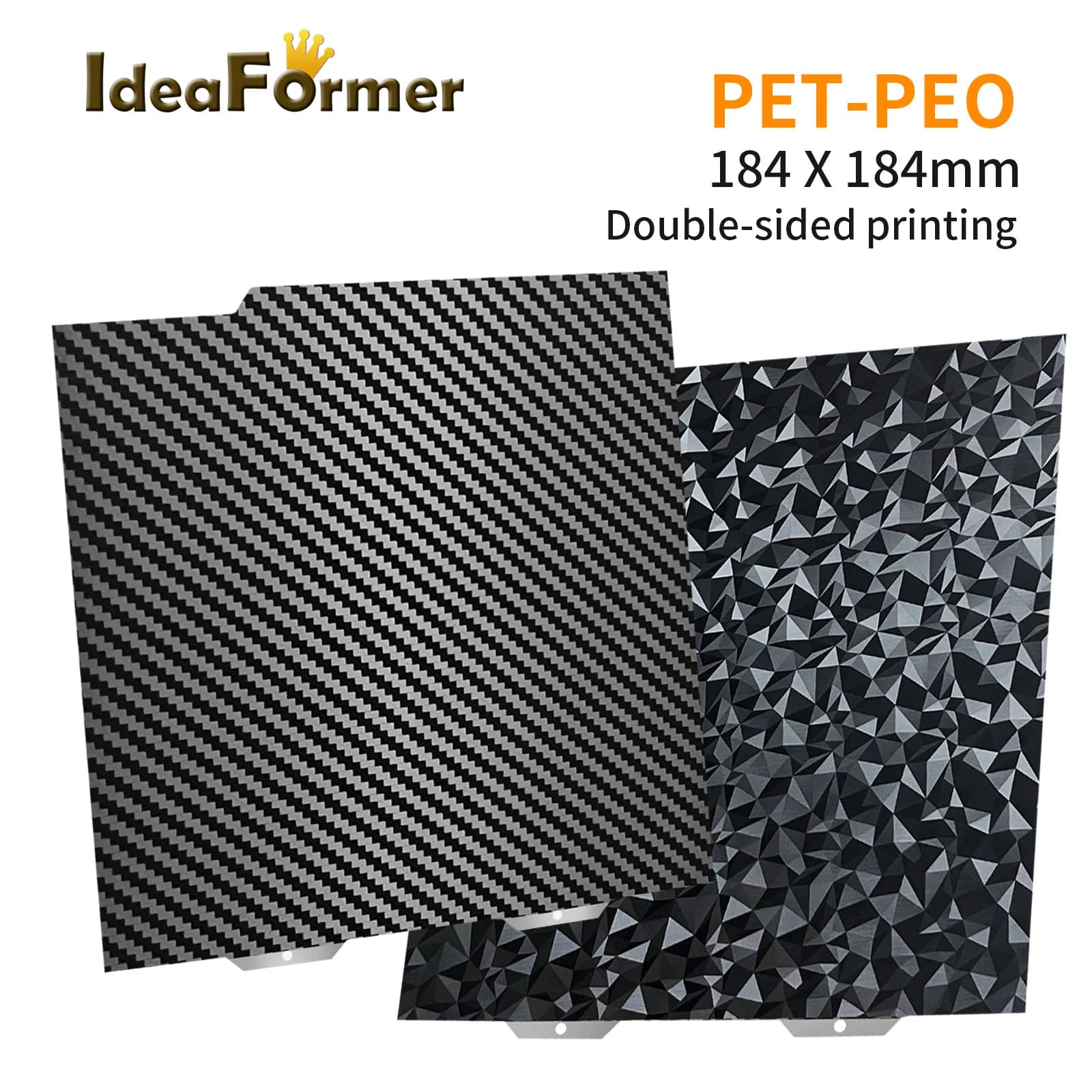 Piastra di stampa A1 Mini per Bambu Lab 184x184mm, piano magnetico in PEI, foglio PEO, piastra H1H, foglio in acciaio armonico, foglio PEI per Bambu Lab