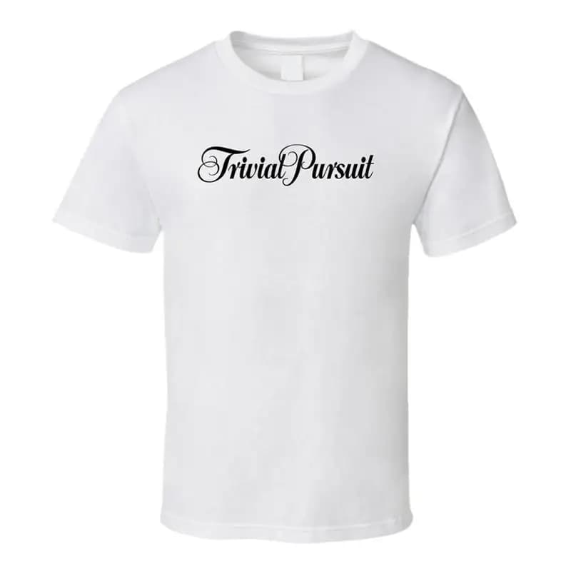 Maglietta popolare del gioco da tavolo Trivial Pursuit
