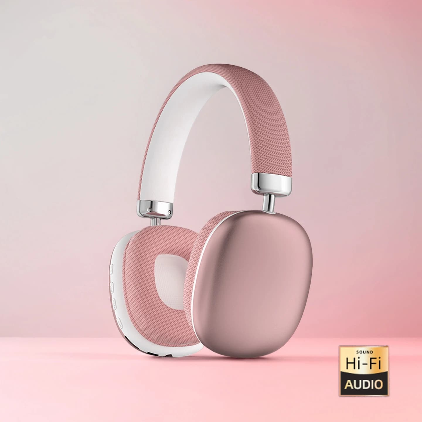 Cuffie Bluetooth Pieghevoli Semplici ed Eleganti, Over-Ear, HiFi Stereo, Wireless, con Supporto AUX, TF, FM per Musica e Sport