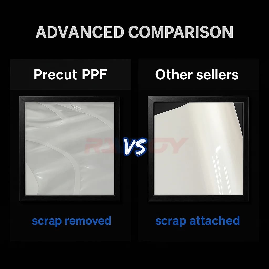 For Nissan Sentra SR 2020-2023 8.5mil Transparent Opaque Pre-Cut PPF Door and Pillar A/B Kit TPU Paint Protection Film Set