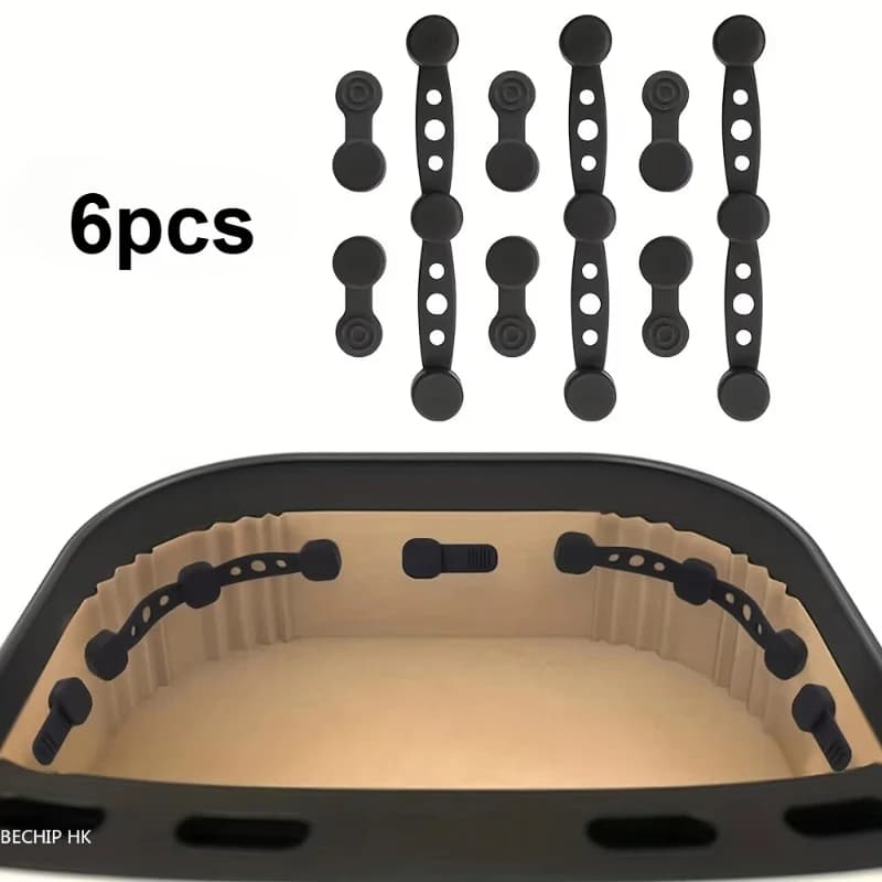 Air Fryer Magnet Silicone Buckle High Temperature Resistant For Holding Down Air Fryer Paper Lock Air Fryer Accessory