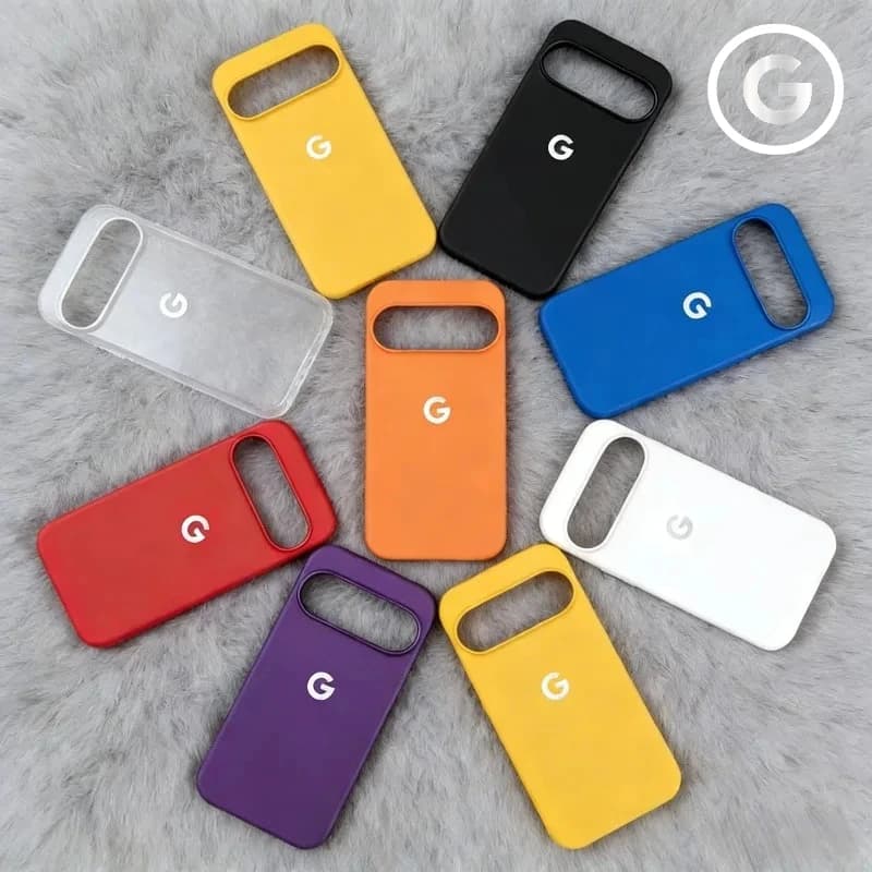 Color Frosted Skin Feel G Logo Phone Case for Google Pixel 11 10A 9 Pro XL 8 7 6 A Pro Half-pack Hard Anti-Drop Back Clear Cover