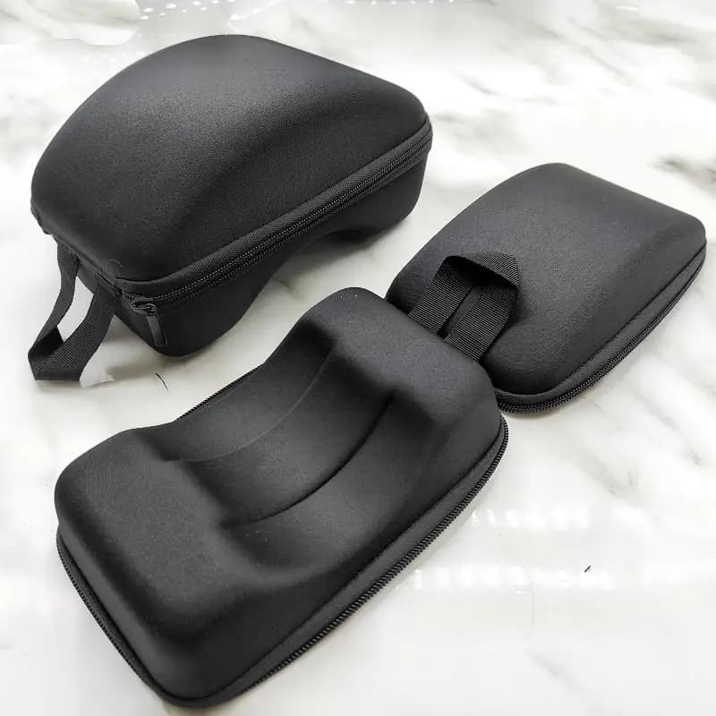 ✰ ✪ 1 Pezzo Custodia Portatile per Occhiali da Sci, Custodia Protettiva in EVA per Occhiali da Snowboard con Moschettone