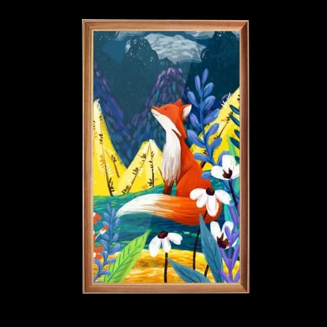 Cornice Digitale LCD Opaca Anti-Riflesso da 21.5, 32, 43, 55, 65 Pollici per Gallerie d'Arte Private, Mostre, Musei Digitali e Smart TV