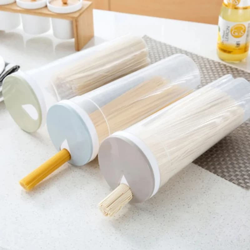 Organizzatore di pasta di grano e noodle Contenitori sigillati ermetici Scatola di immagazzinaggio di frutta e verdura per scatola di conservazione degli alimenti per spaghetti di cereali