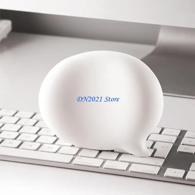 Tappetino per mouse in silicone F3KE delicato sulla pelle con cuscino per il polso digitazione meno stressante