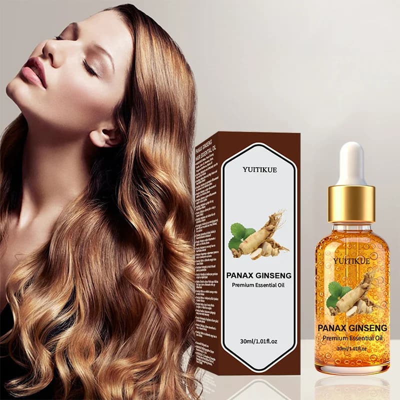 YUITIKUE Natural oil Ginseng for Hair – Lightweight and Nutritional formula for silky and extinguished hair